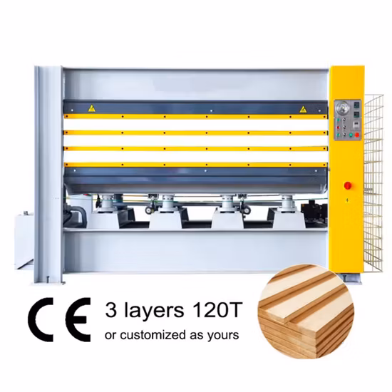 Macchina per la lavorazione del legno/Fornitura in fabbrica Pressa a caldo idraulica per laminati multistrato per compensato
